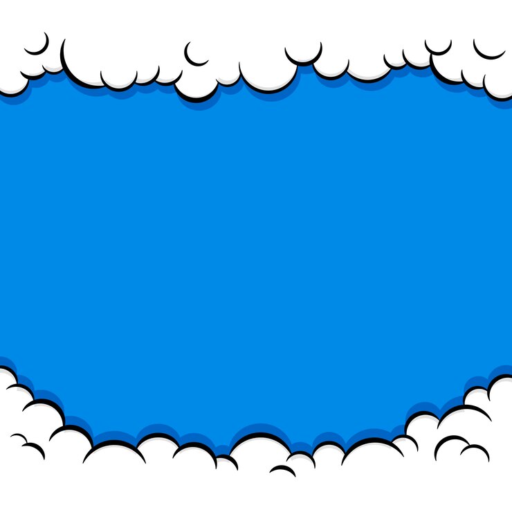 Vector cute pop art comic background with cloud and shine bright vector illustration. comic book cartoon speech bubble for text. cartoon puff cloud background for text template. kids background.