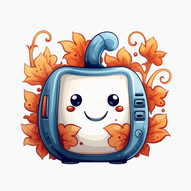 cute pumpkin character