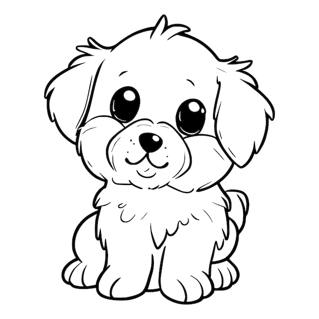 How to Draw a Cute Puppy for kids, toddlers. Little dog easy. Art time with  Mira - YouTube