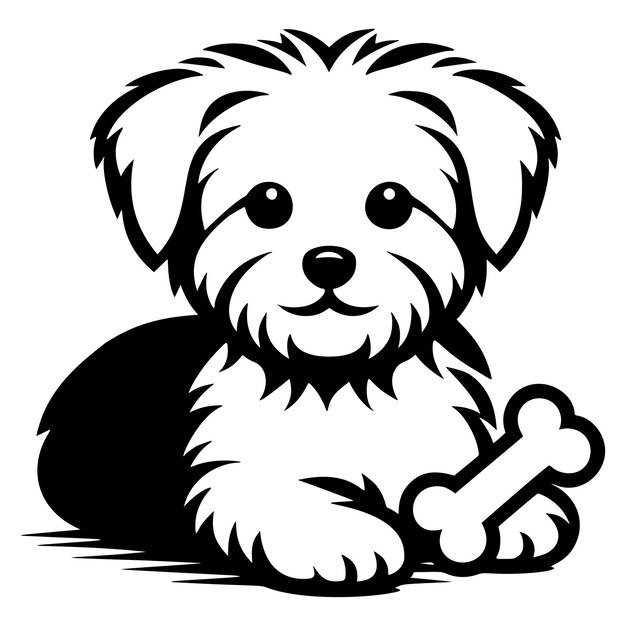 Cute Puppy Illustration