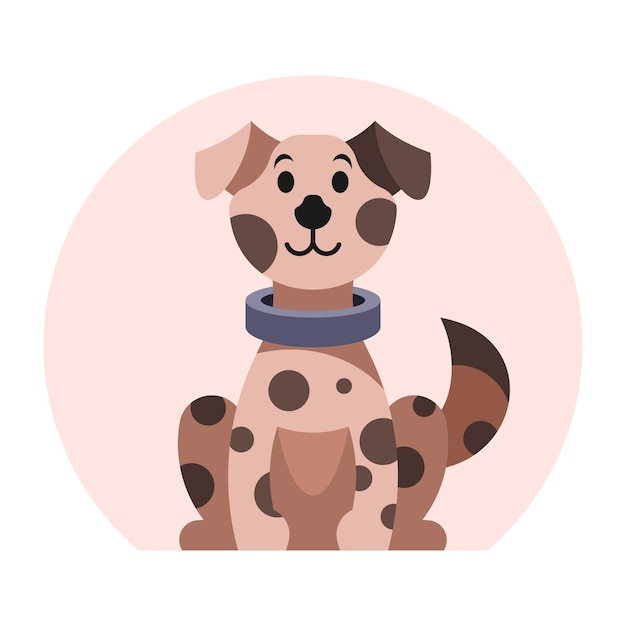 Vector cute puppy