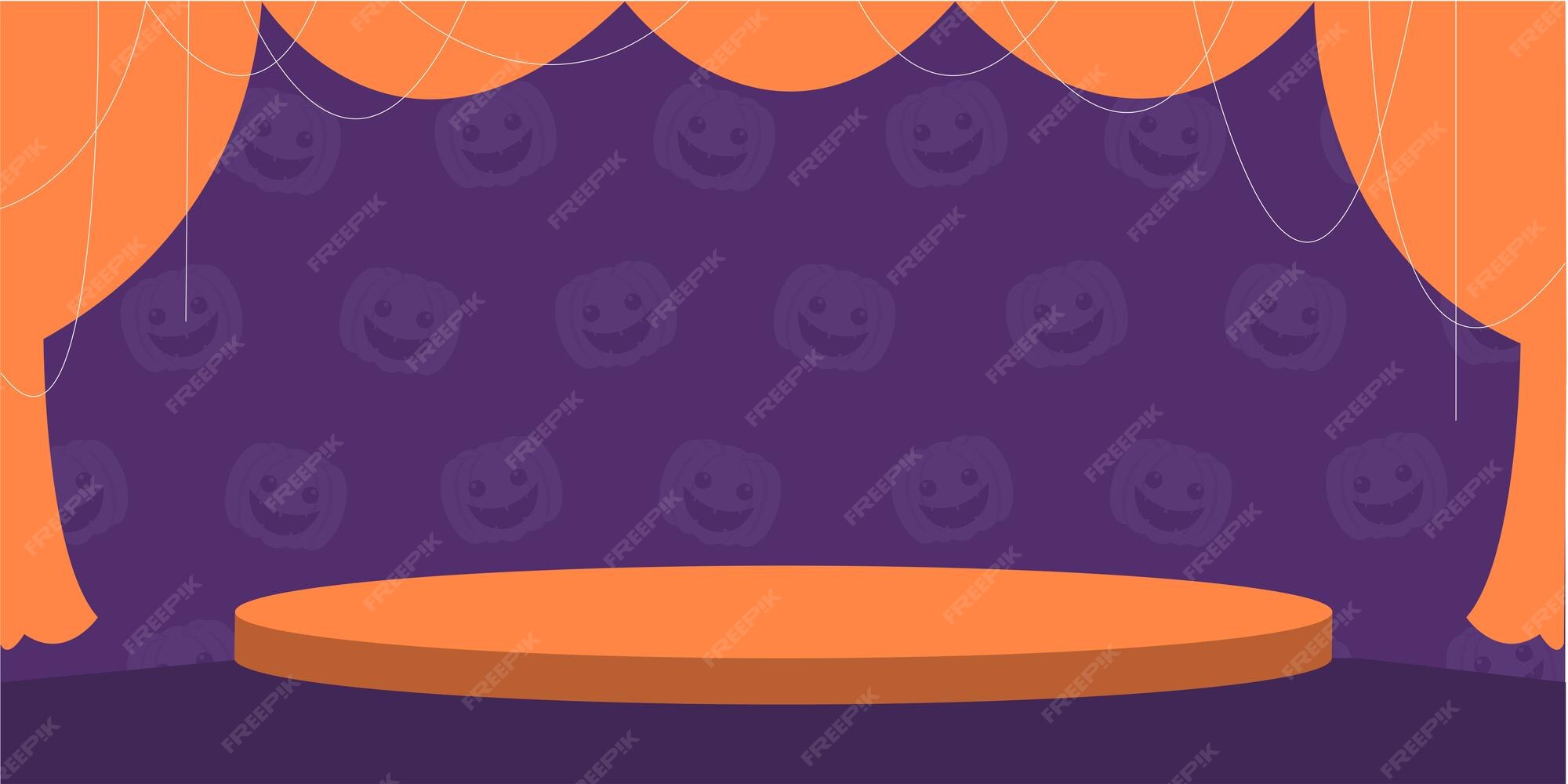 Premium Vector Cute Purple Halloween Pumpkin Template premium-vector-cute-purple-halloween-pumpkin-template