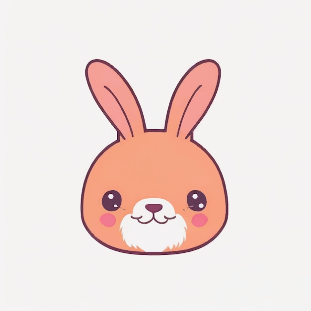 Cute rabbit cartoon vector design