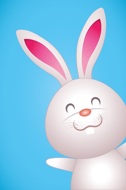 Cute rabbit cartoon