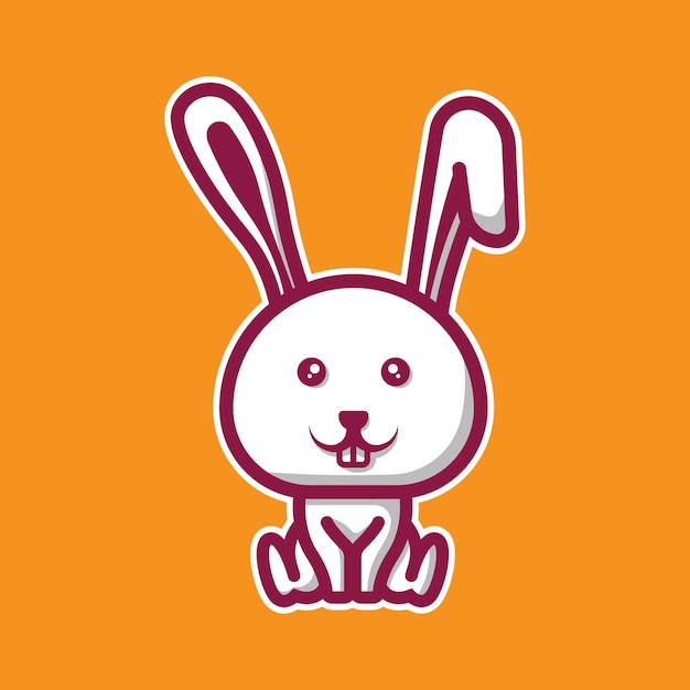 Cute rabbit chibi character