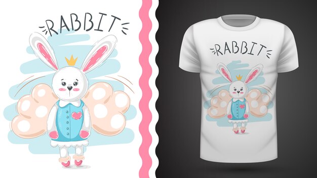 かわいいうさぎ - プリントtシャツのアイデア