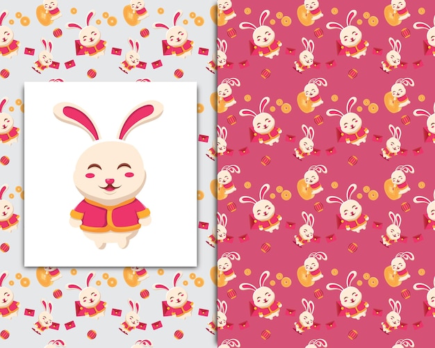 cute rabbit pattern