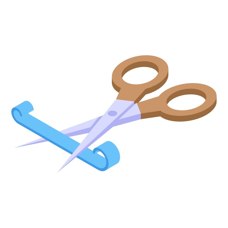 Vector cute ribbon for flowers icon isometric vector flower gift decoration floral