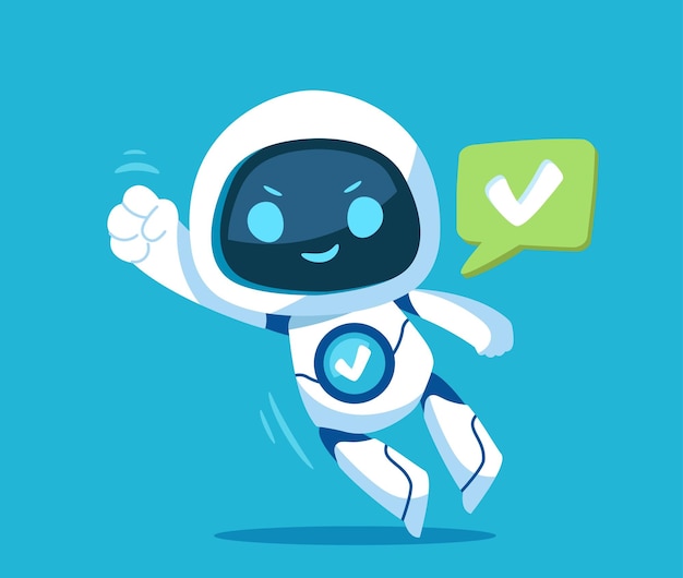 Cute robot icon