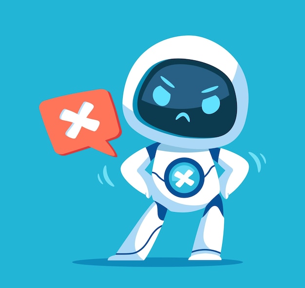 Cute robot icon