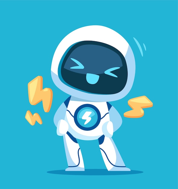 Cute robot icon