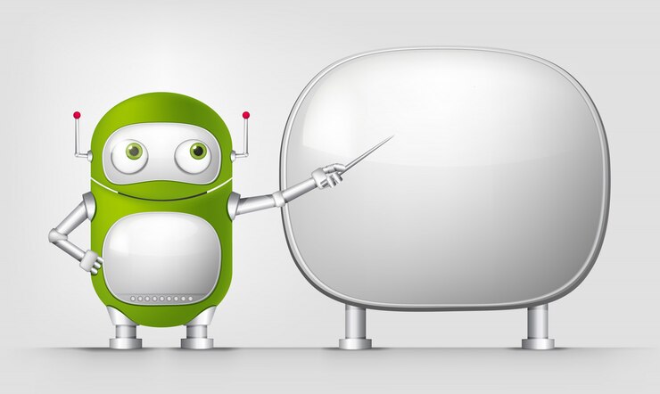 Vector cute robot