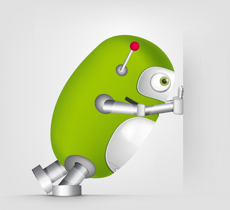 Vector cute robot