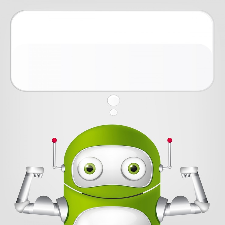 Vector cute robot