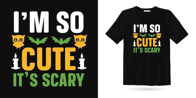 Cute scary Halloween t-shirt design, Halloween party T-shirt design, Happy Halloween designs