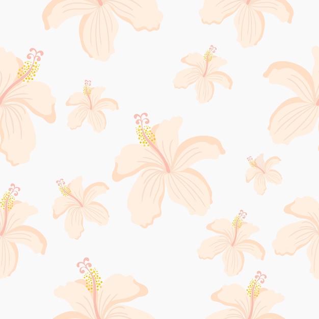 Cute seamless floral pattern.