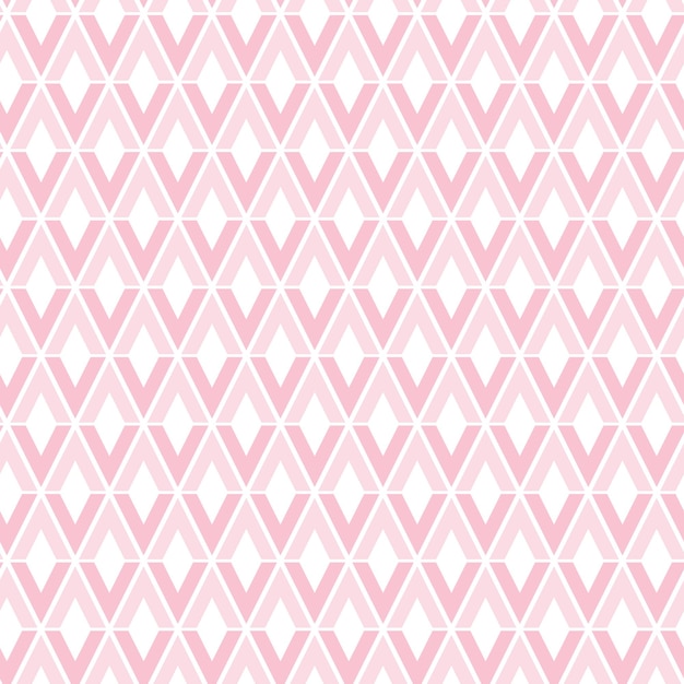 Cute seamless handdrawn patterns Stylish modern vector patterns with diamonds of bright pink and light pink color Funny Children's Repeating Pink Print