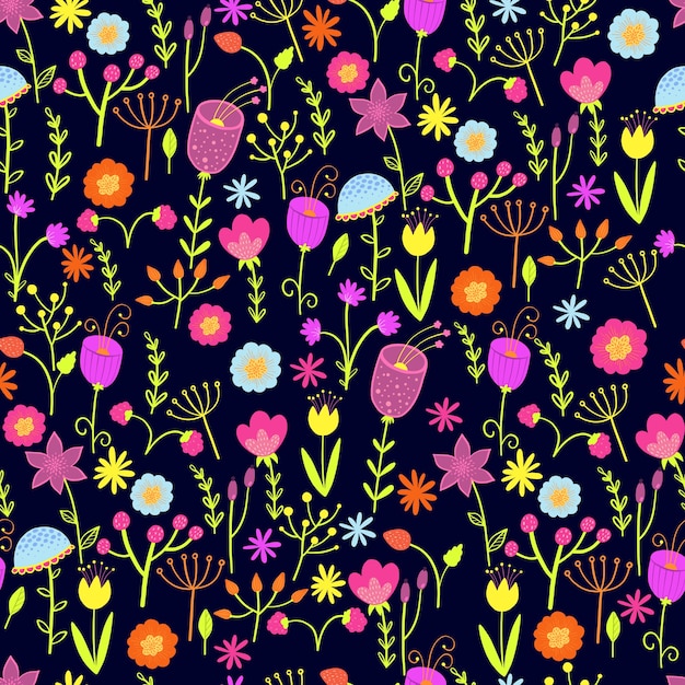 Cute seamless pattern. 