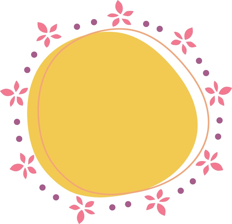 Cute Shape Boho Geometric Aesthetic Illustration