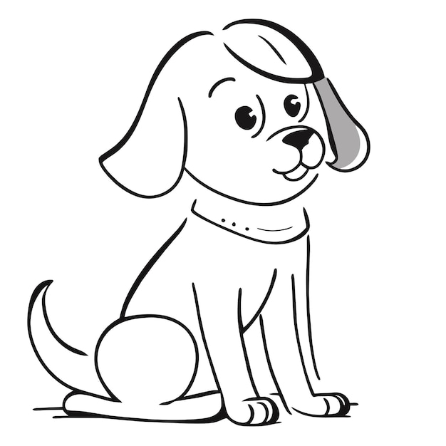 Vettore illustrazione isolata concetto sveglio dell'icona dell'autoadesivo del fumetto disegnato a mano del cane shiba inu