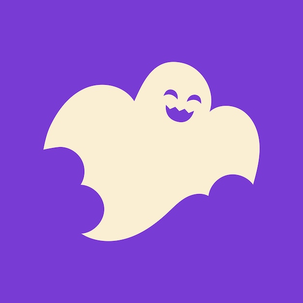 Cute simple ghost. Icon