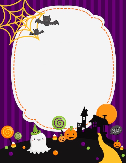 Cute Simple Halloween Card