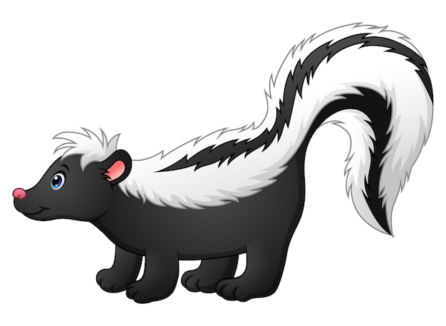 Simpatico cartone animato skunk
