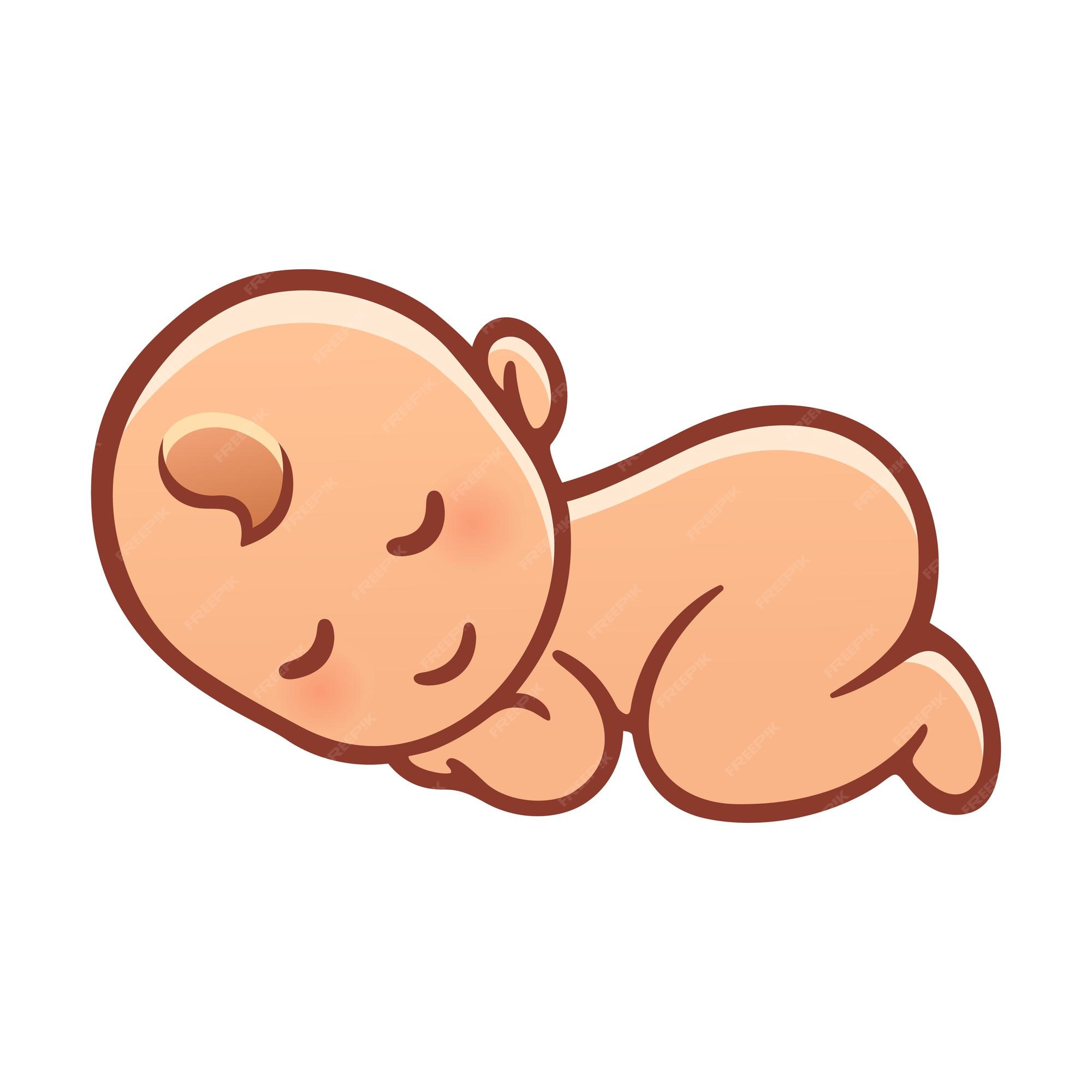 Premium Vector | Cute sleeping baby cartoon drawing Premium Vector | Cute sleeping baby cartoon drawing