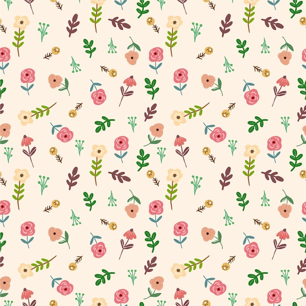 Cute Small Floral Seamless Pattern