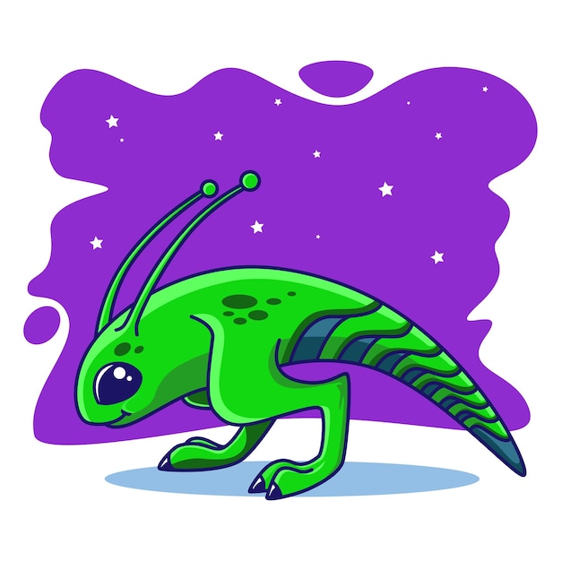 Cute Space Alien Monster