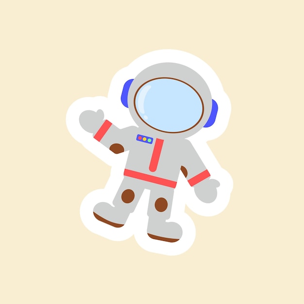 Cute Space Sticker Vector Illustration Clipart Collection