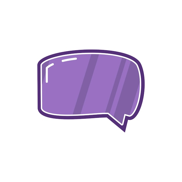 cute speech bubble template