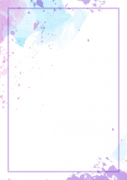 Cute splash abstract background watercolor