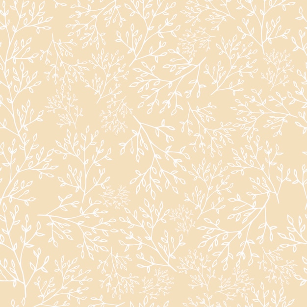 Cute spring seamless pattern from floral elements