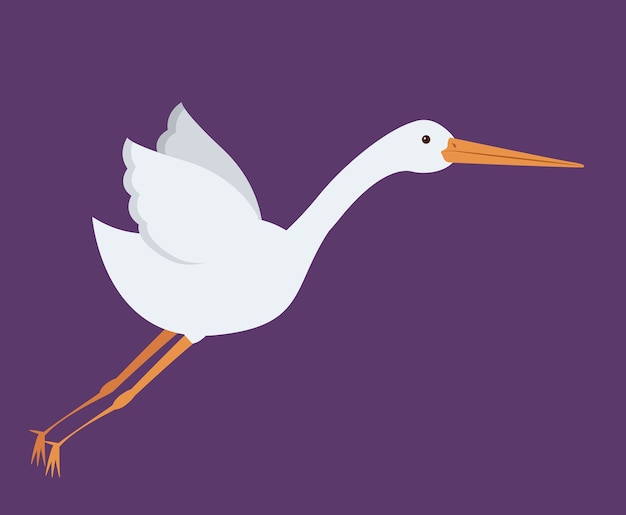 Cute stork design