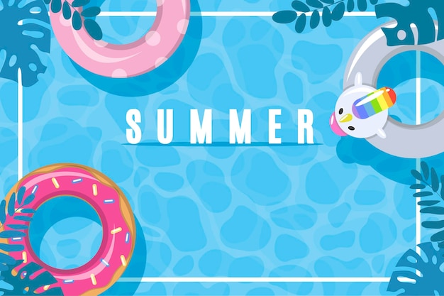 Cute summer illustration 