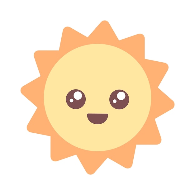 Cute sun