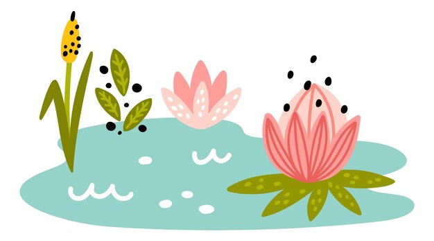 https://img.freepik.com/premium-vector/cute-swamp-with-lotus-green-nature-water-pond_533410-2768.jpg?size=626&ext=jpg&ga=GA1.1.1546980028.1704153600&semt=ais