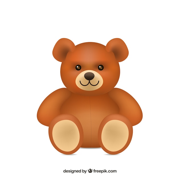 Vector cute teddy bear