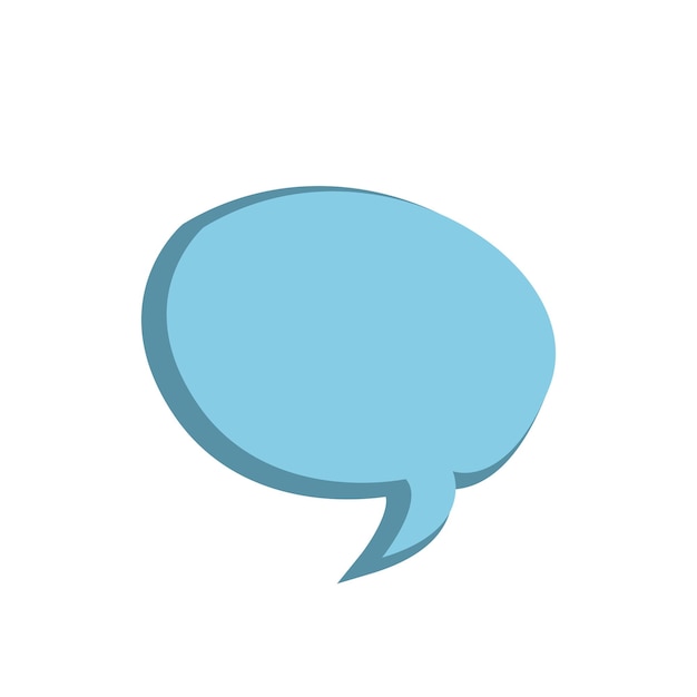 Cute Text Box Speech Bubble Template