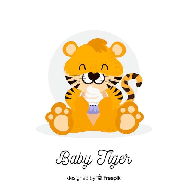 Cute tiger background