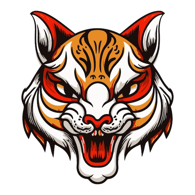 Cute tiger mask