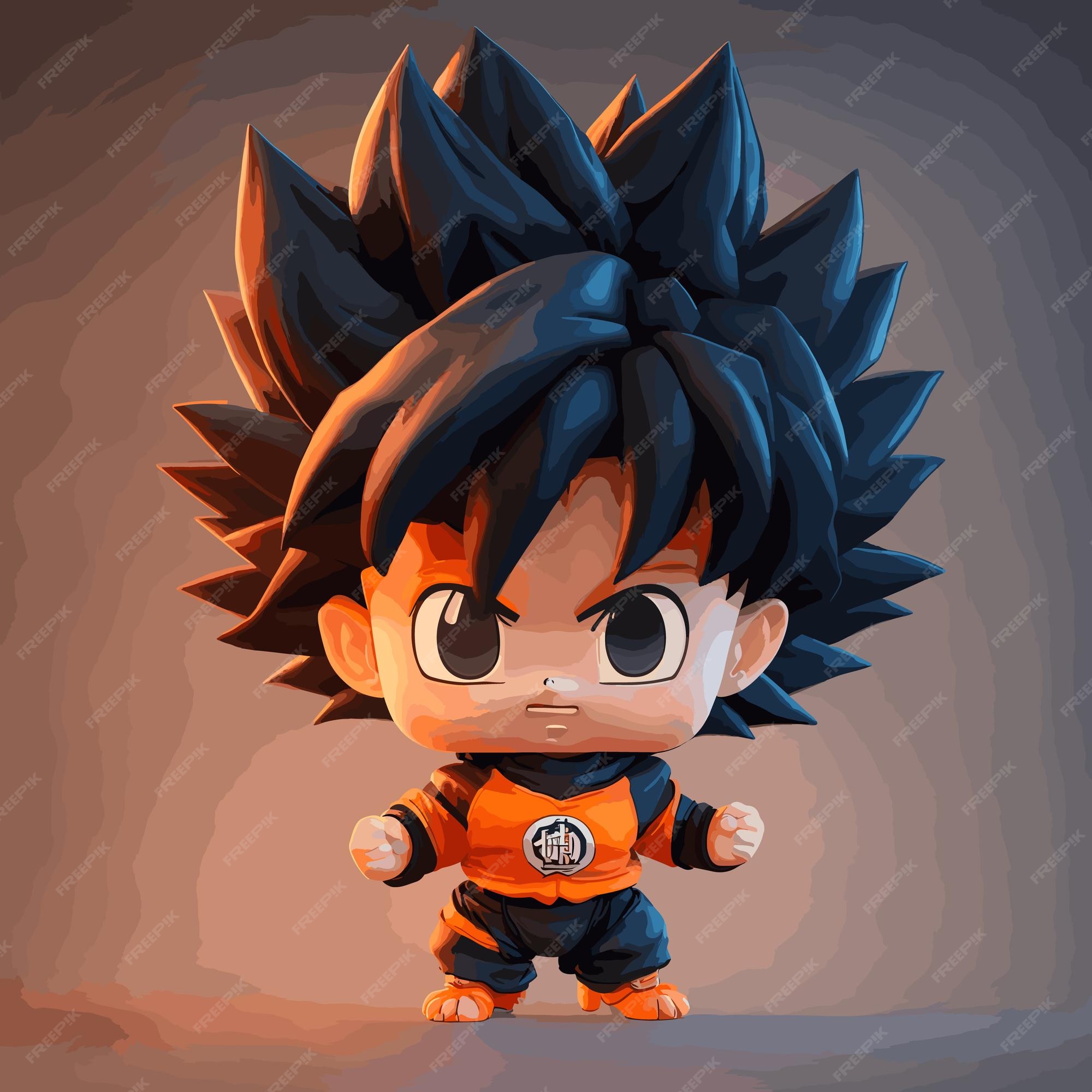 High Quality Kid Goku Vector Art Design