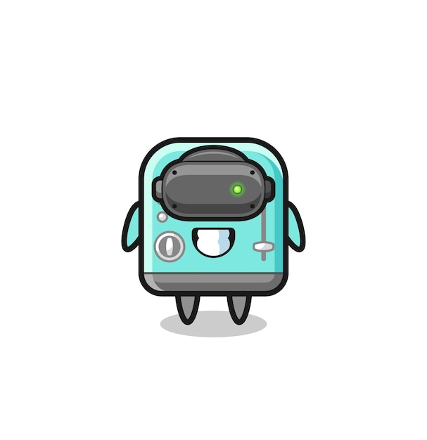 VRヘッドセットを使ったかわいいトースター