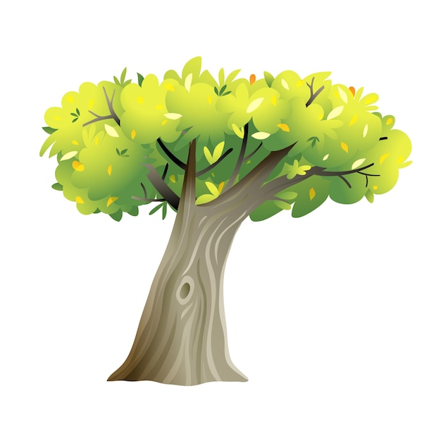 Cute Tree Clipart Object Drawing for Children