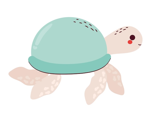 Vector cute turtle design