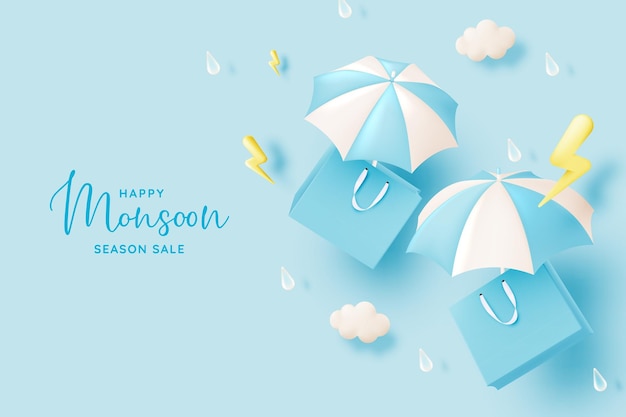 Cute umbrella for monsoon season