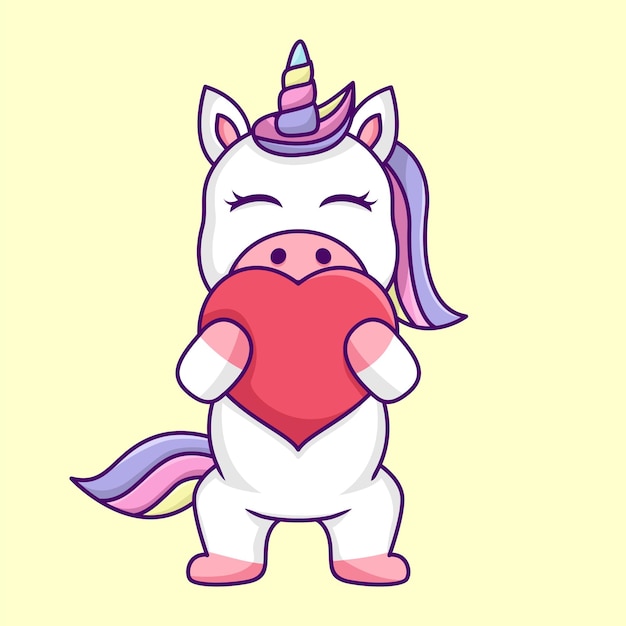 Cute unicorn illustration, cute and fun