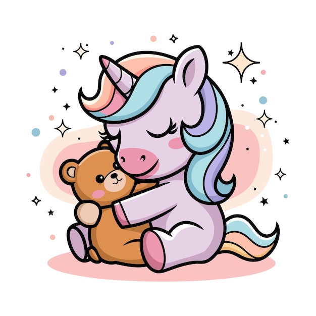 cute unicorn vector
