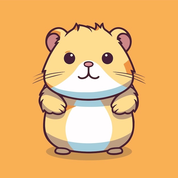 Cute vector Cartoon Hamster